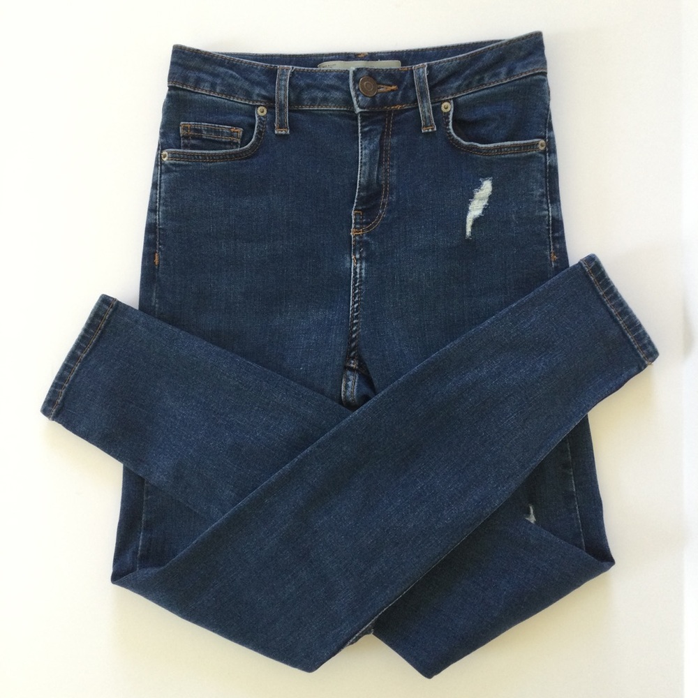 Top Shop Moto Jamie Distressed Jeans